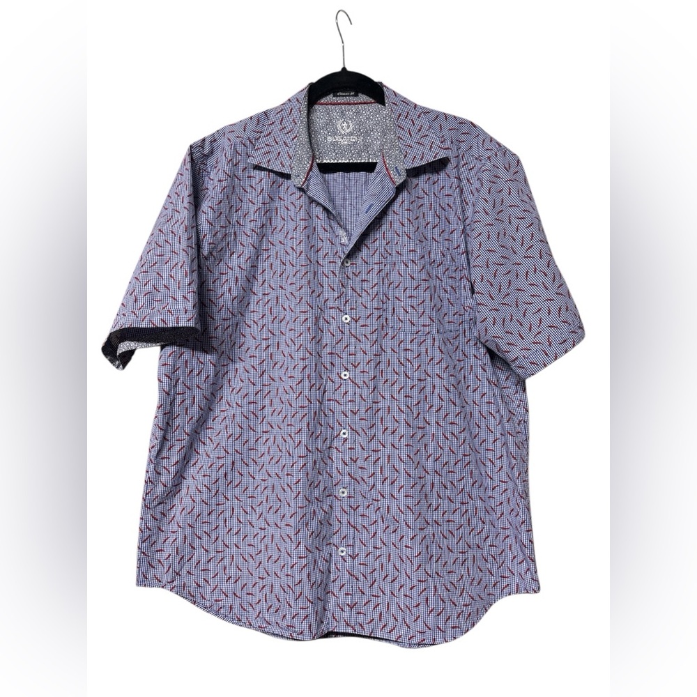 Chili Pepper Button Up Men’s Shirt